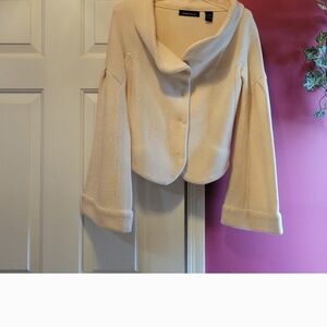 Moda International Cream Cowl Neck Sweater